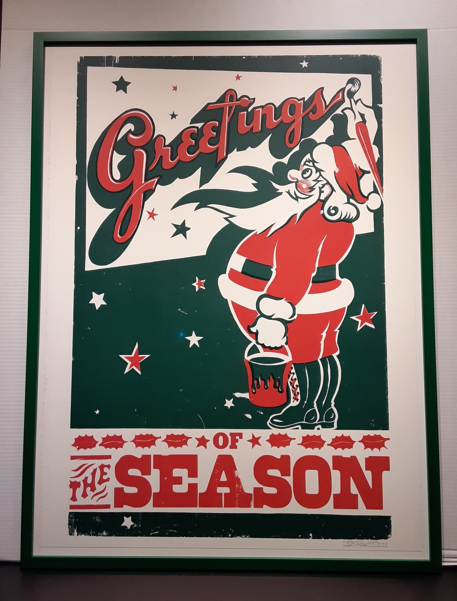 Poster Retro Santa Poster Retro Santa