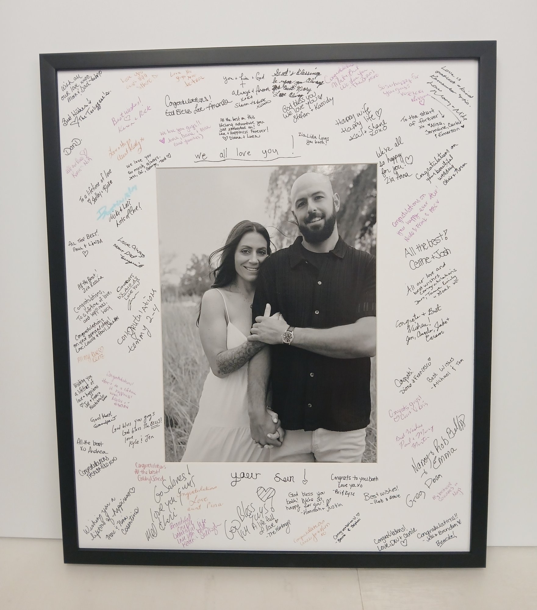 Signature matte framing