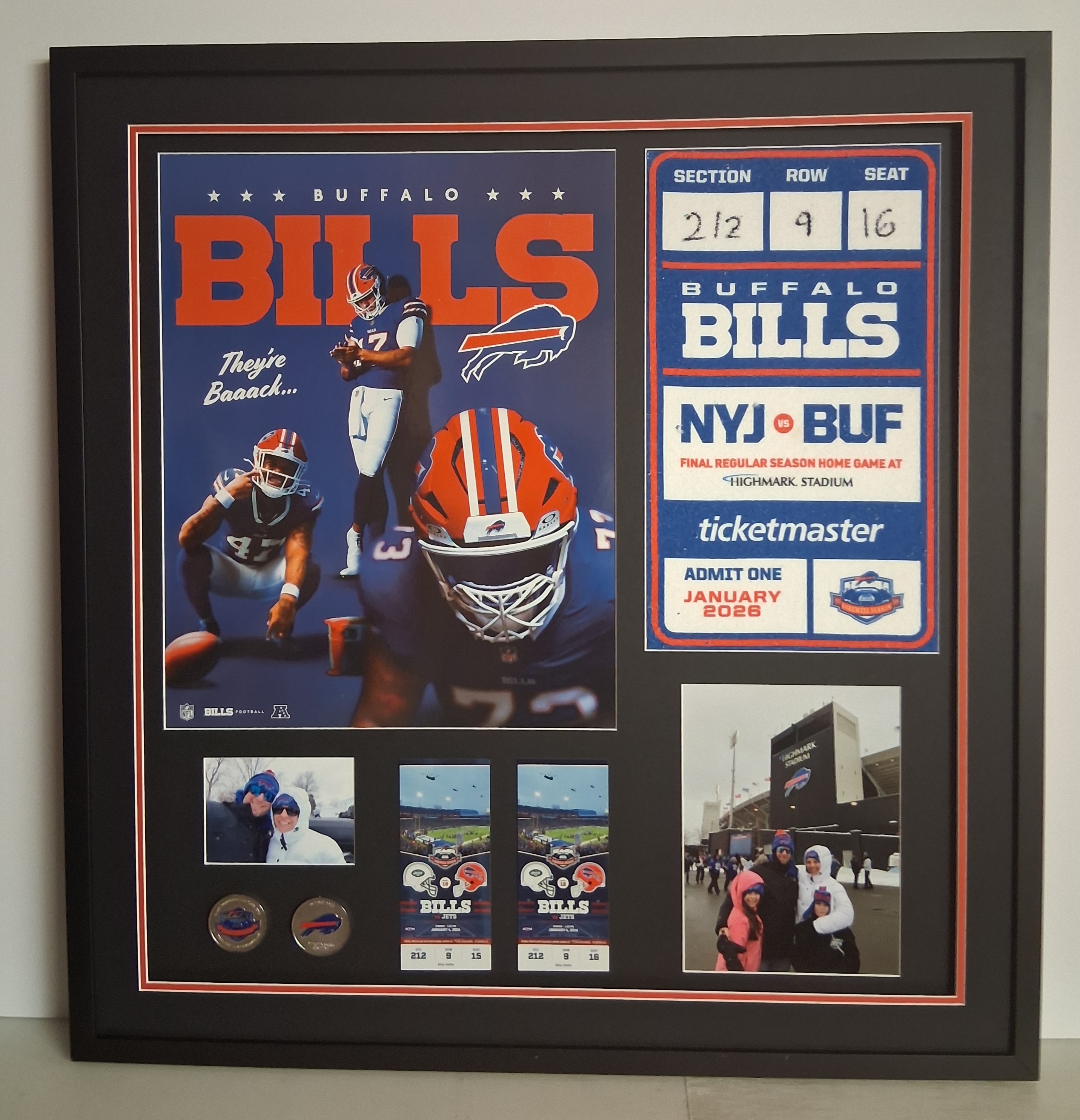  Object framing Buffalo Bills