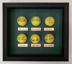  Autographed Tennis Balls