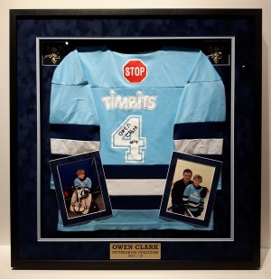  A Tim's Framed Hockey Jersey