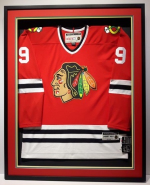  Bobby Hull Custom Framed Jersey