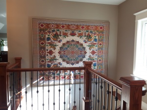  Karen & Mike's Tapestry framed, deleivered &...