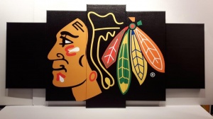  BlackHawks Canvas Art!