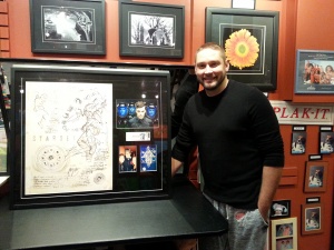  Adam's framed memories of Starset!