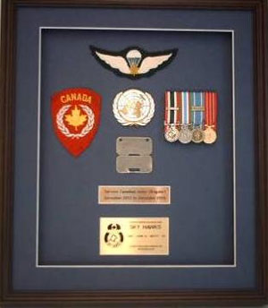  Framed Military Medals