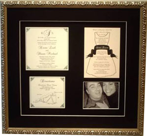  Custom Framed Wedding Invitation