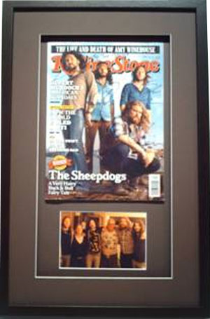  Custom Framed Magazine Cover & Photo