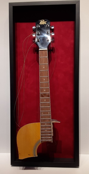  Post Malone's broken guitar
